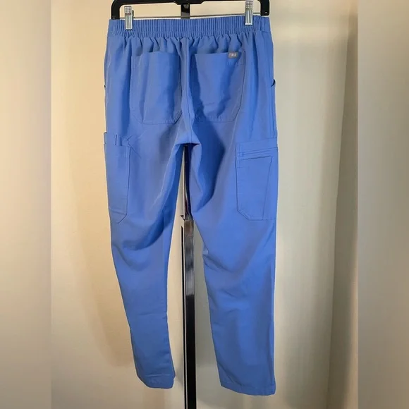 Figs Men's Cairo Blue Cargo Jogger Scrub Pants  Small - Picture 3 of 4